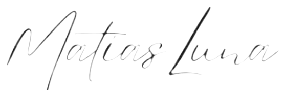 Firma de Franco Matías Luna